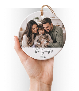 Ceramic Circle Ornament